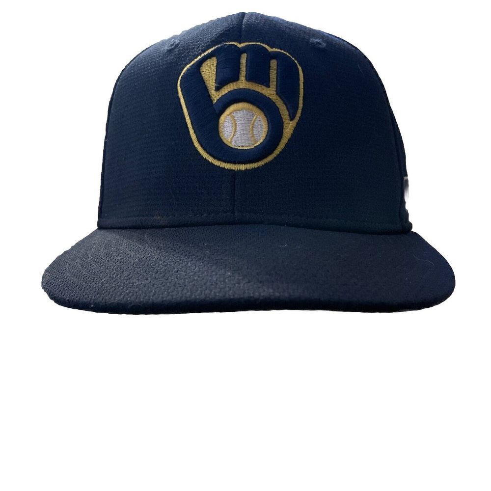 Milwaukee Brewers Team MLB OC Sports Hat Strapback‎ Navy Blue One Size Cap